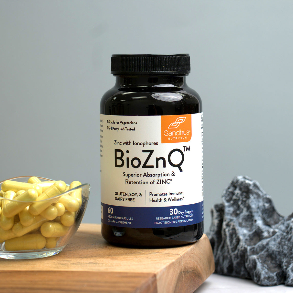 BioZnQ - Zinc with Quercetin Capsules 60 Ct