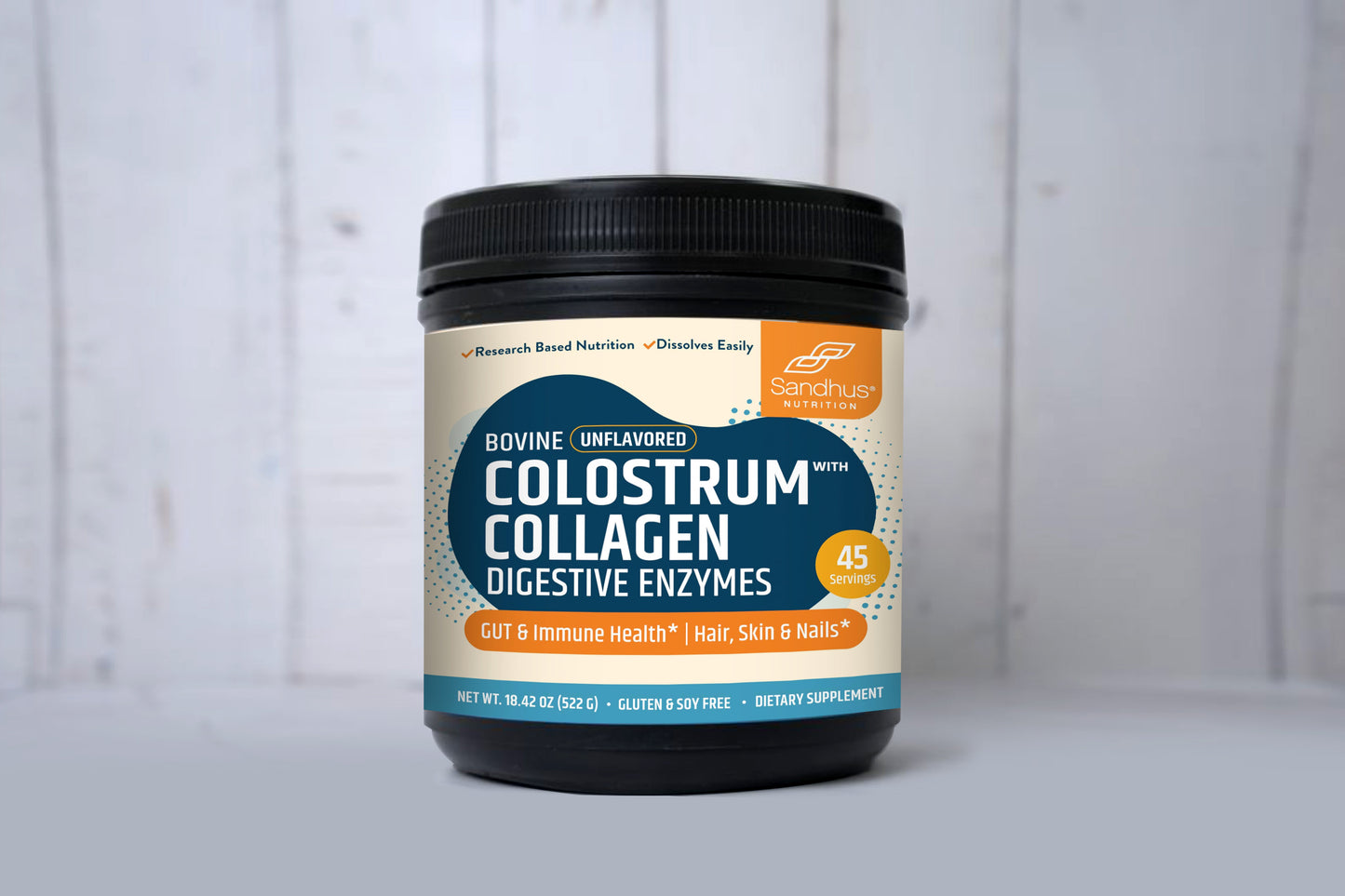 Colostrum with Collagen & Digestive Enzymes Powder