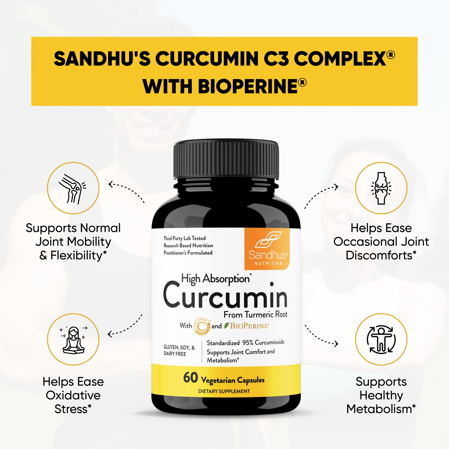 Curcumin C3 Complex with Bioperine® - Capsules 60 Ct