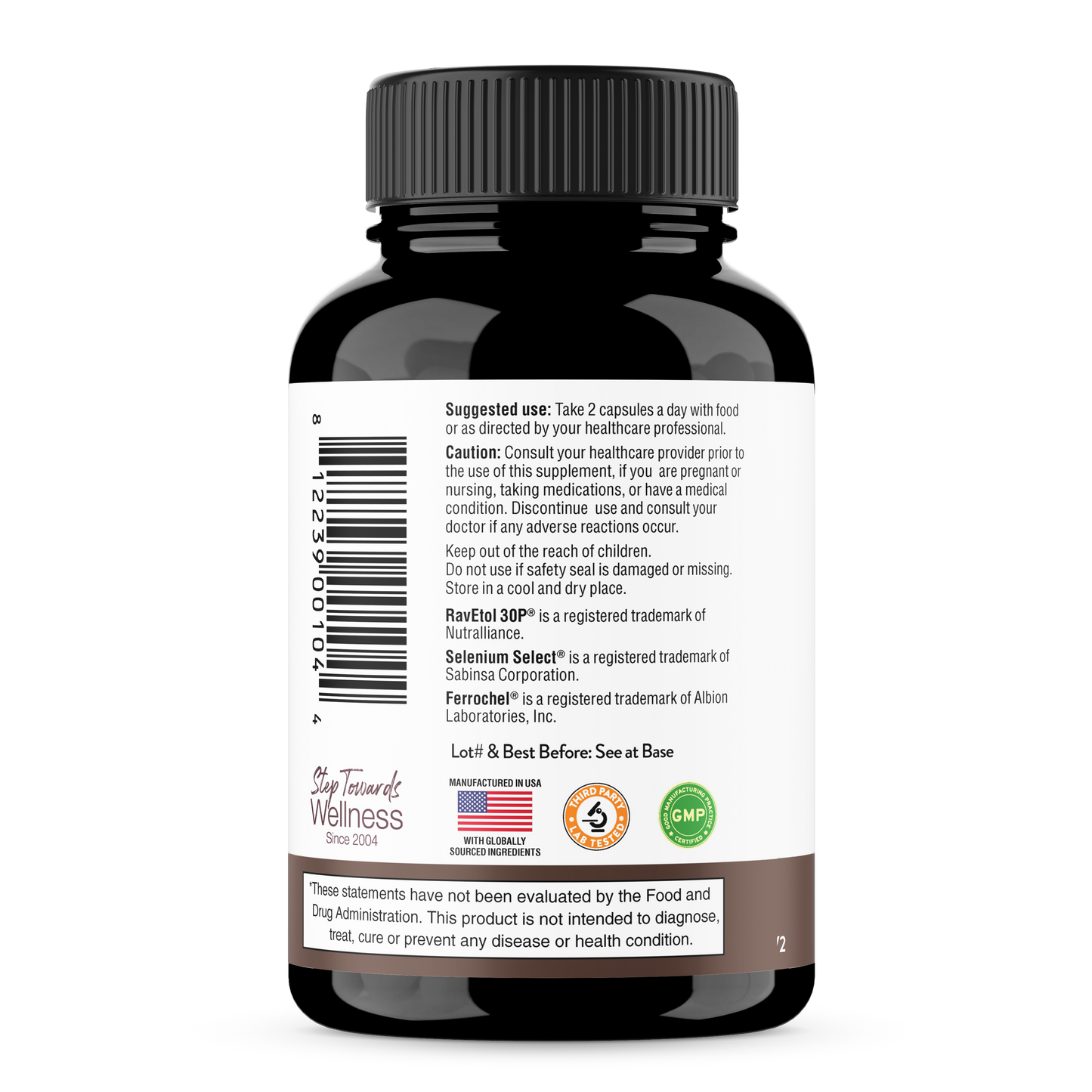 Hair Vitamins with Biotin & Keratin - Capsules 60 Ct