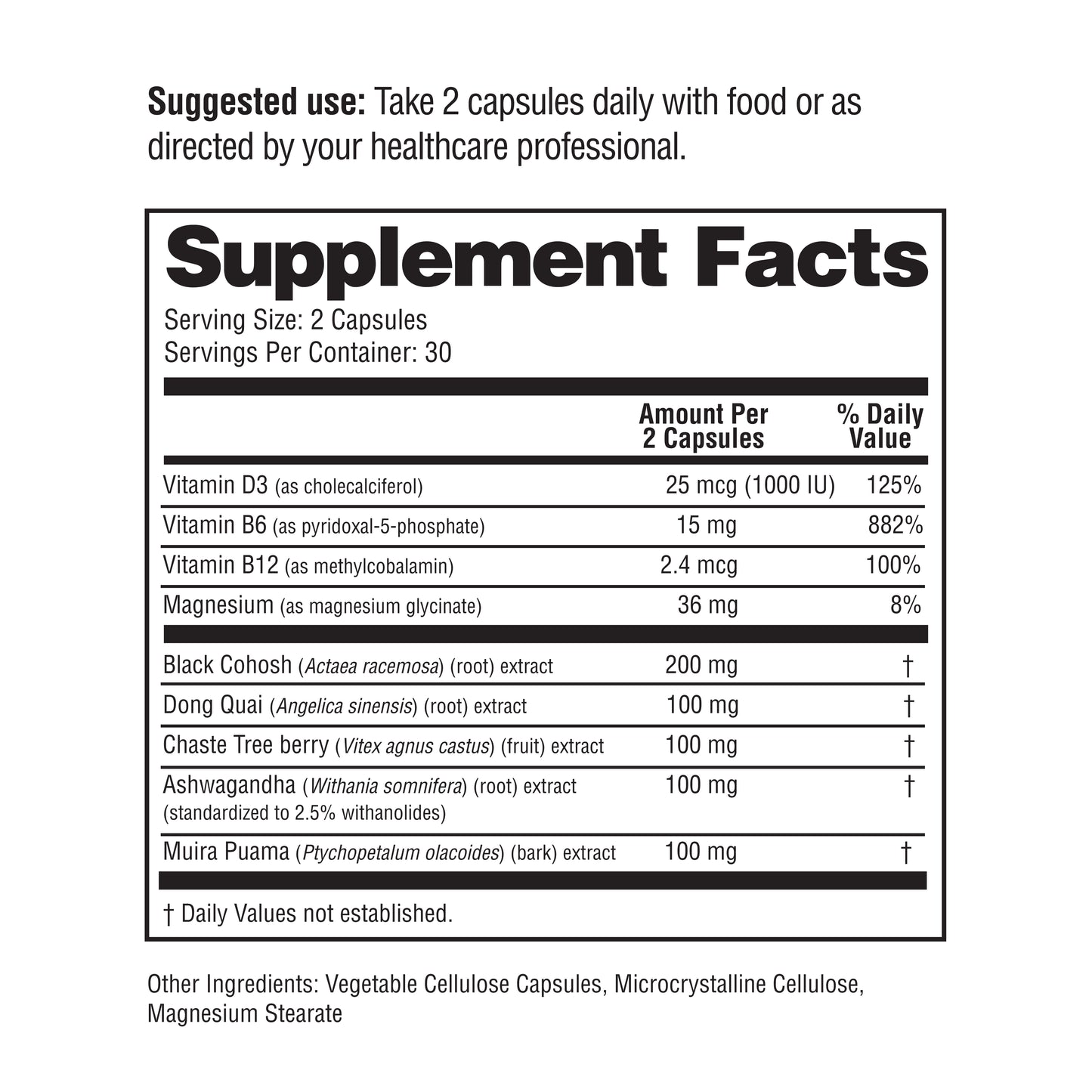 Menopause Support Capsules - 60 Ct