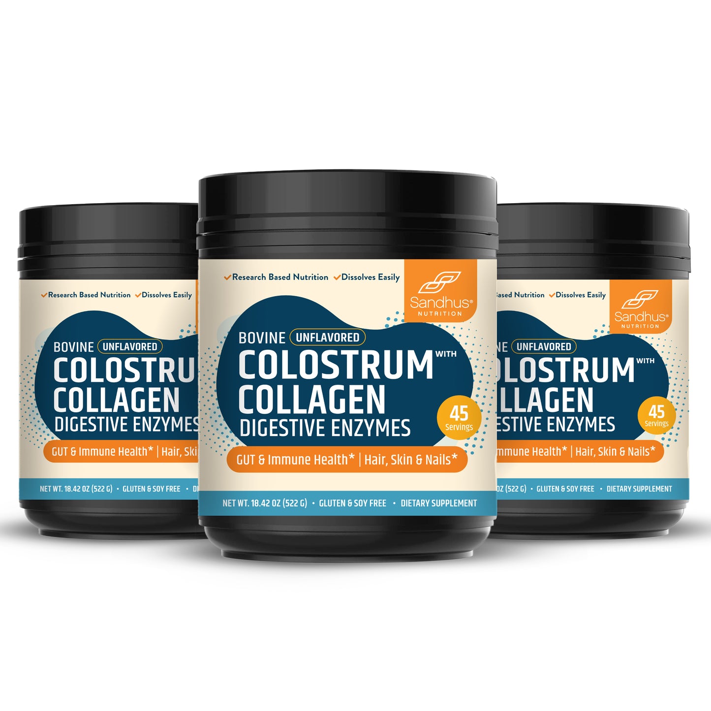 Colostrum with Collagen & Digestive Enzymes Powder
