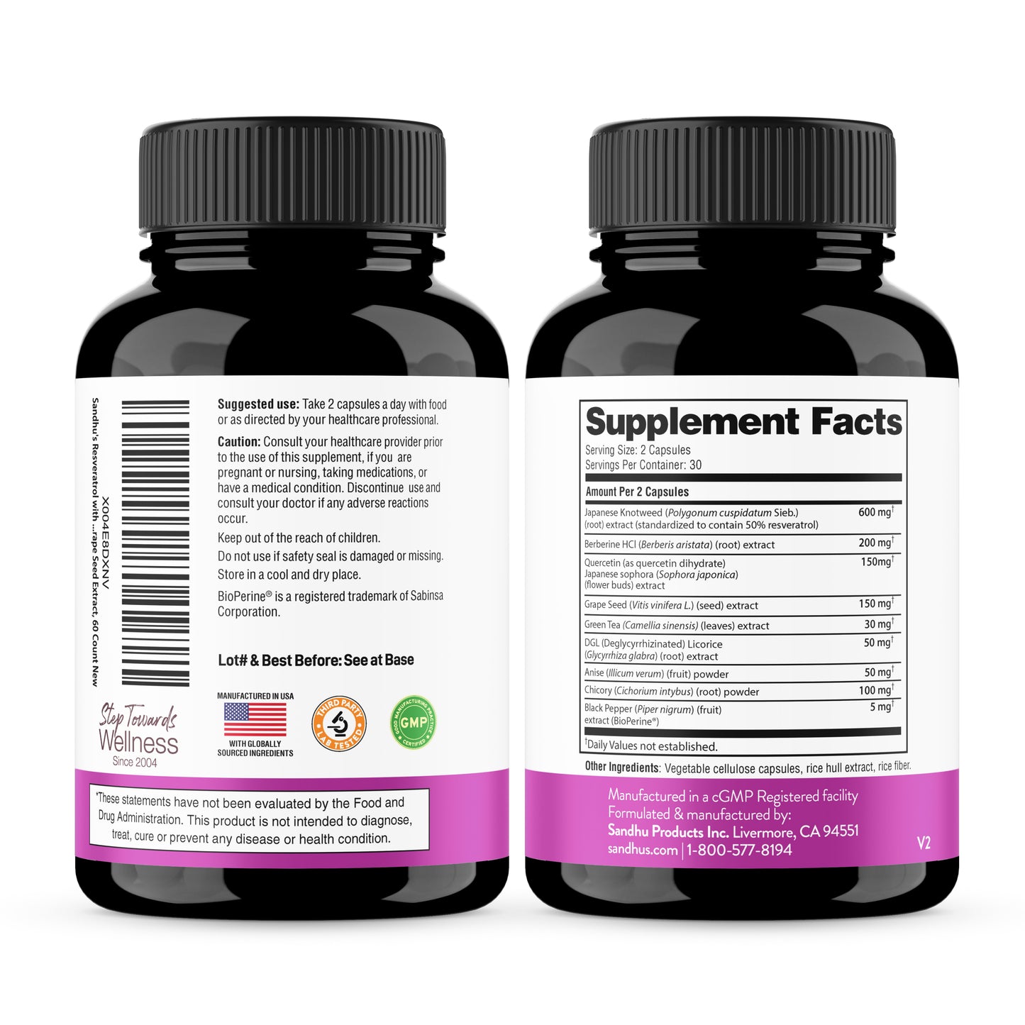 Resveratrol - Capsules 60 Ct
