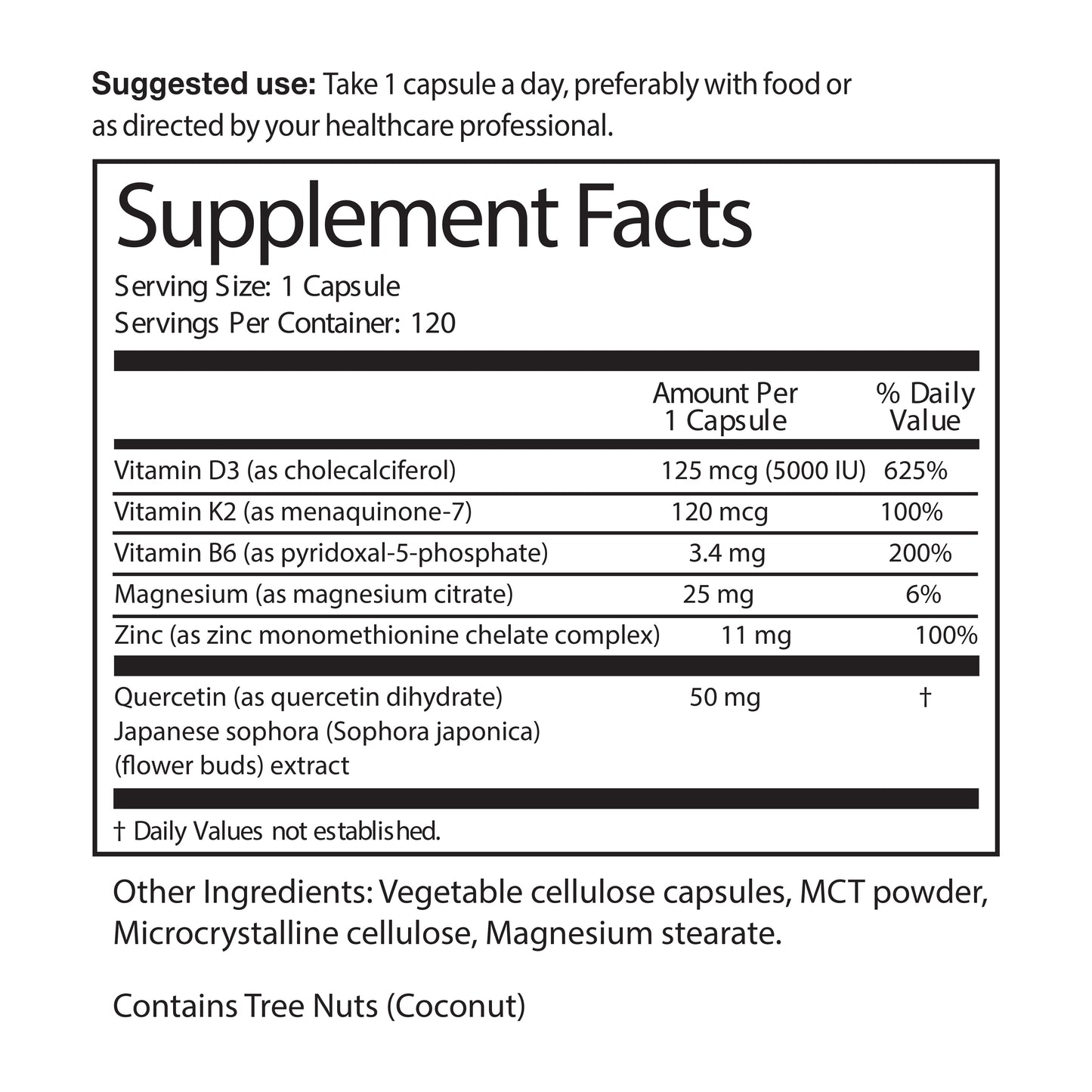 Vitamin D3 & K2