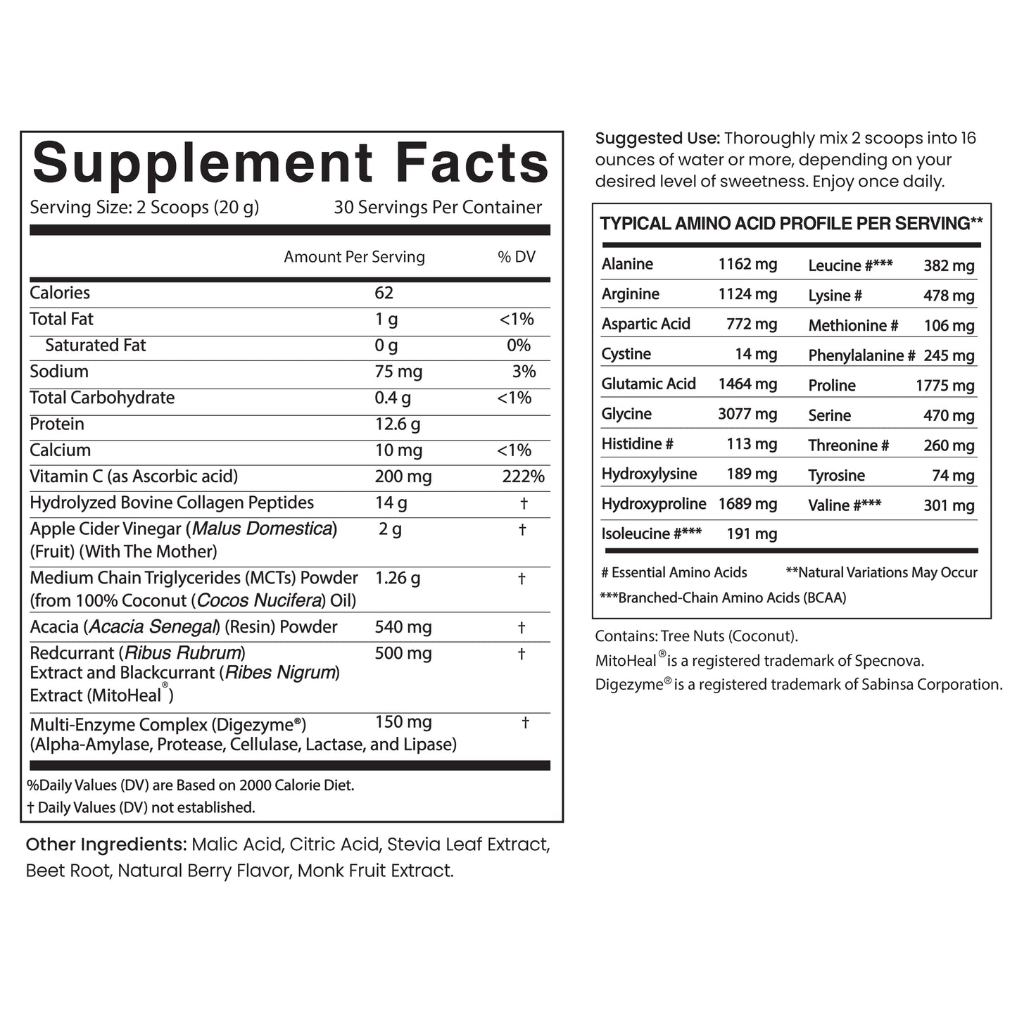 YouthTrim Debloat, Weight Loss Support, Berry Flavor Powder, 30 Servings