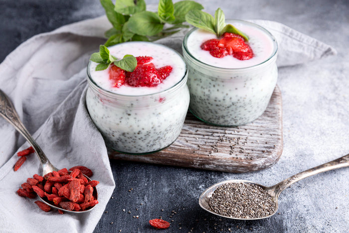Colostrum Chia Pudding