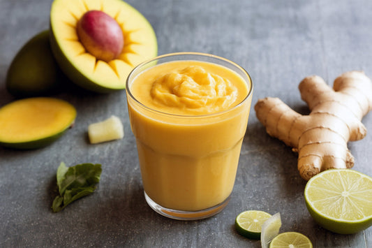 Mango Ginger Lime Smoothie - A Delicious Way to Support Your Gut Health