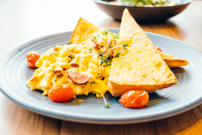 Oven - Baked Scrambled Eggs That Your Gut Will Thank You For