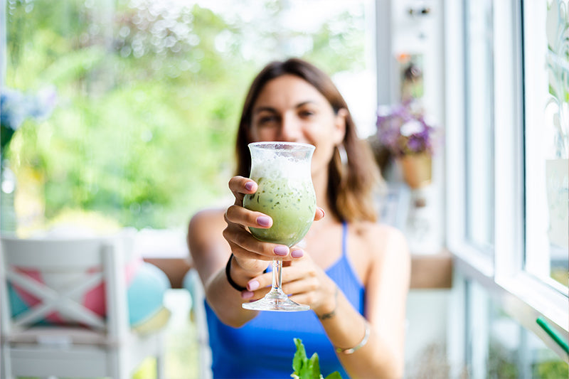A Simple and Nutritious Green Smoothie with Sunfiber
