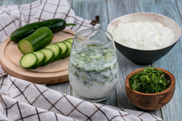Cucumber Buttermilk with Prebiotic Fiber