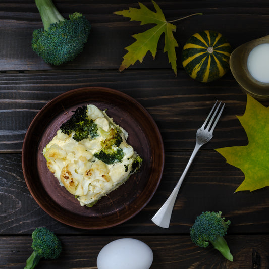 Wake Up to a Broccoli and Cheese Egg White Scramble Delight!