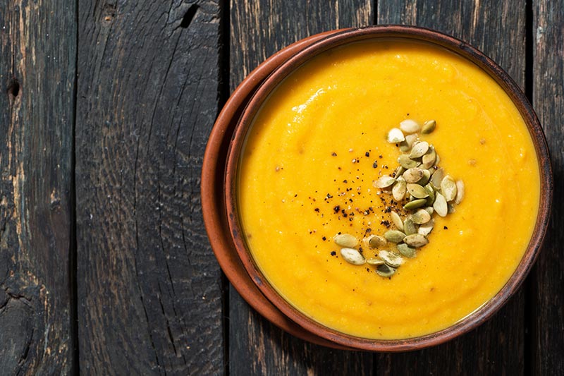 Pumpkin Soup - Sattvic Style