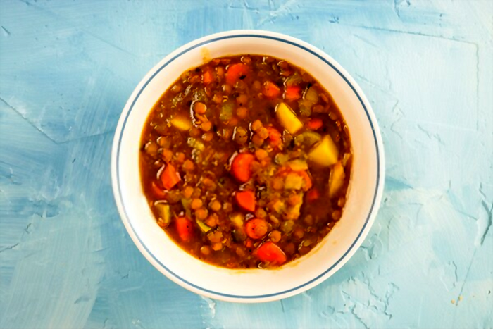 Red Lentil Vegetable Soup