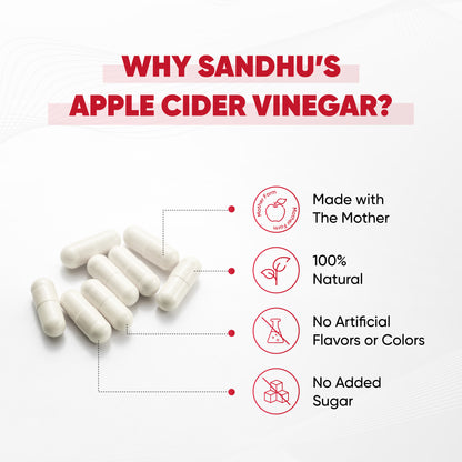Apple Cider Vinegar Capsules 120 Ct