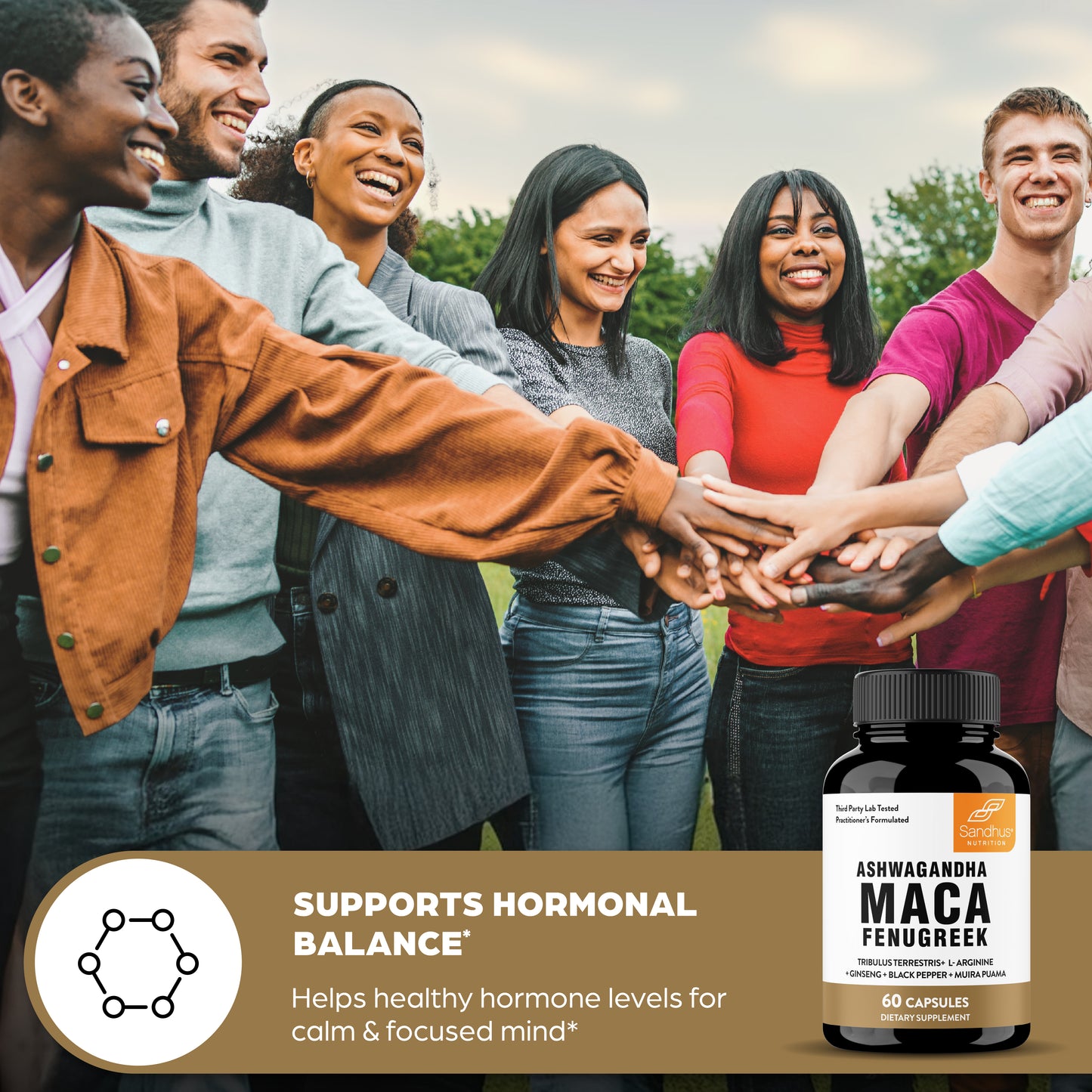 Ashwagandha Maca Capsules - 60 Ct