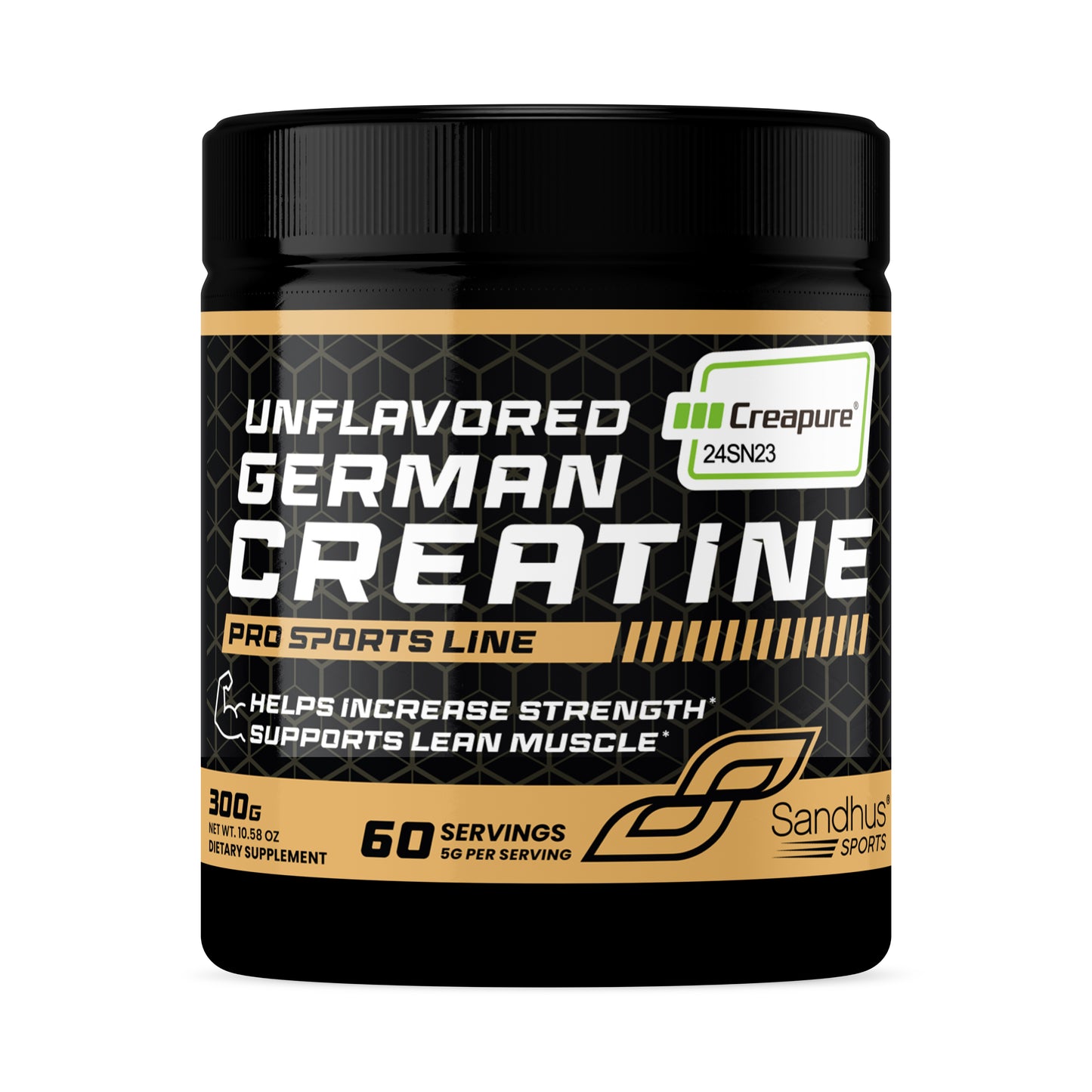 German Creatine, Unflavored - Powder, 60 Servings