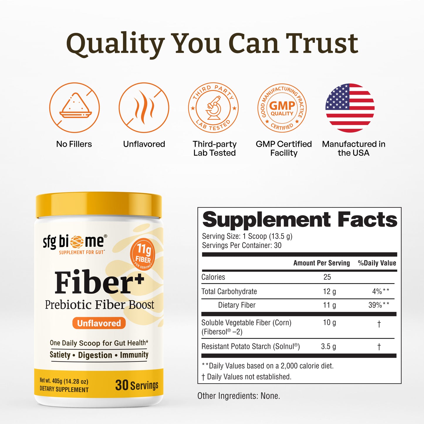 Fiber+ Prebiotic Fiber Boost.