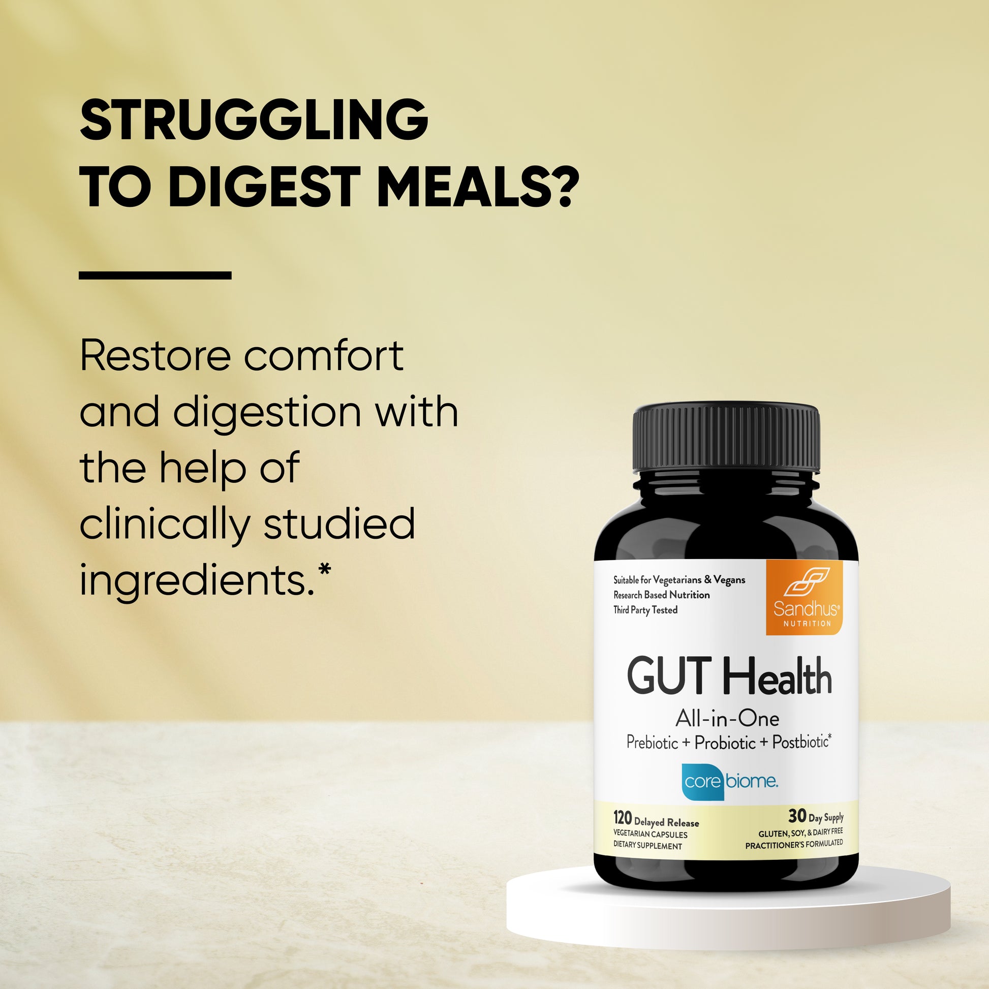 Gut health supplements