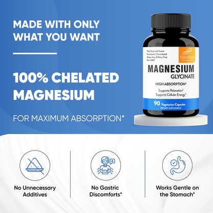 Magnesium Glycinate - Capsules 90 Ct