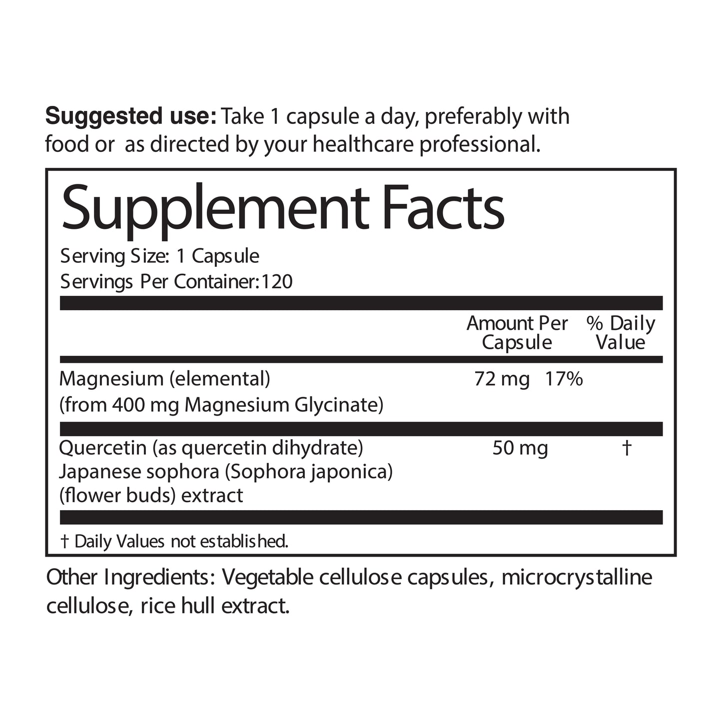 Magnesium Glycinate with Quercetin