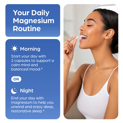 Magnesium Glycinate 500 mg Capsules – 120 Ct