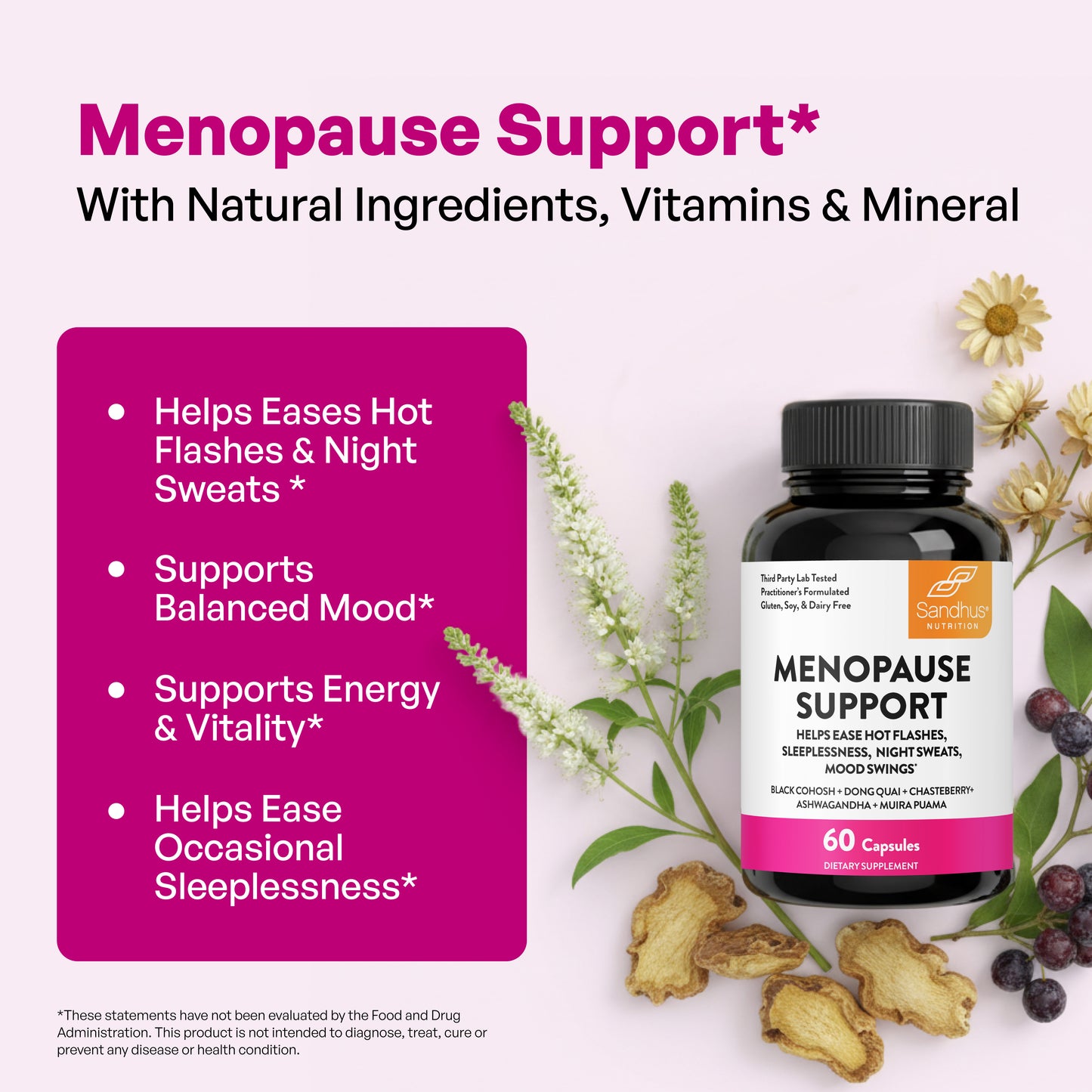 Menopause Support Capsules - 60 Ct