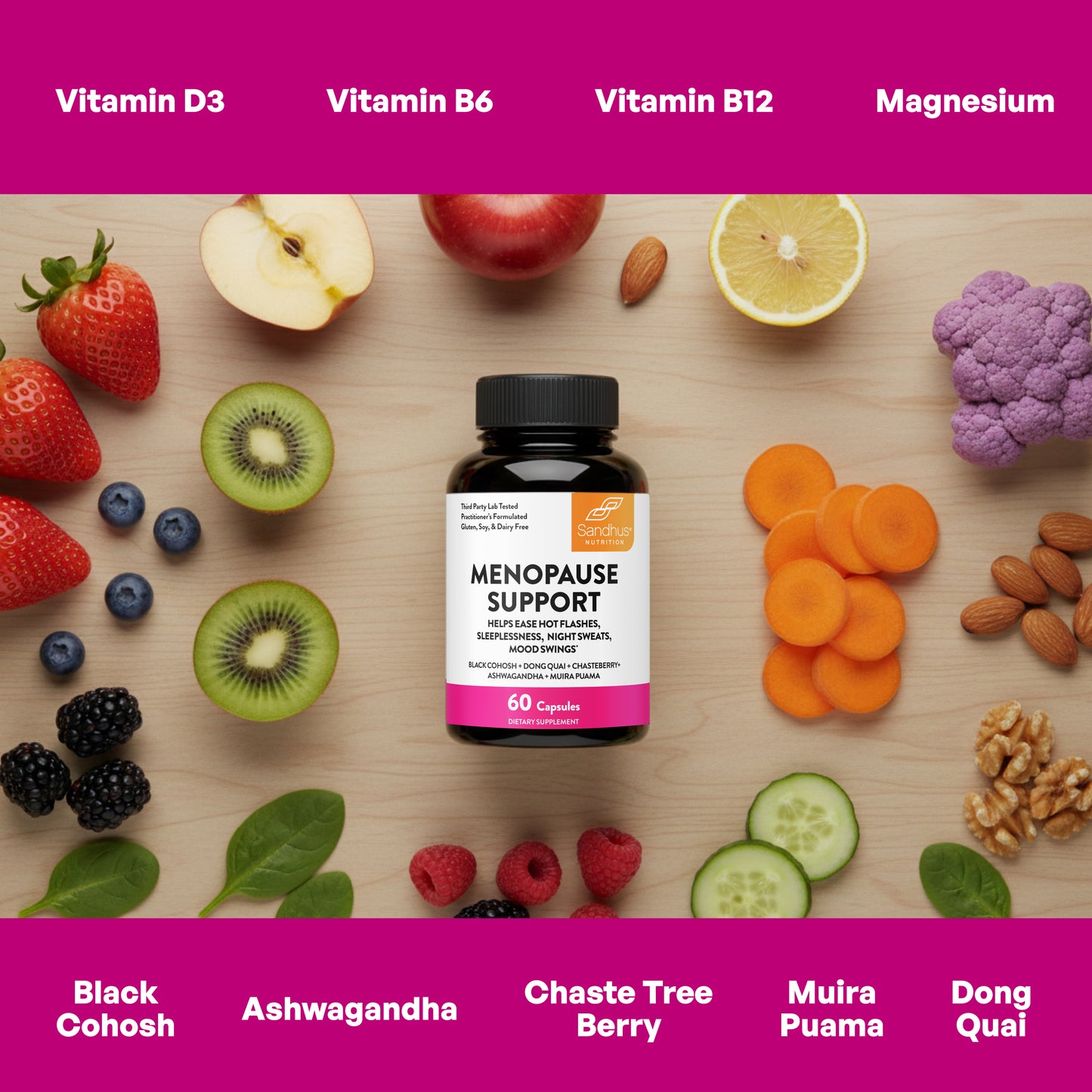 Menopause Support Capsules - 60 Ct