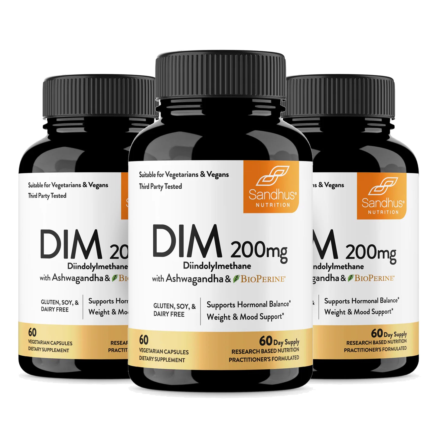 DIM with Ashwagandha and Bioperine® - Capsules 60 Ct