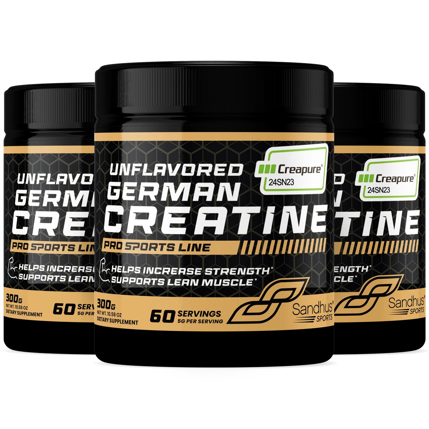 German Creatine, Unflavored - Powder, 60 Servings