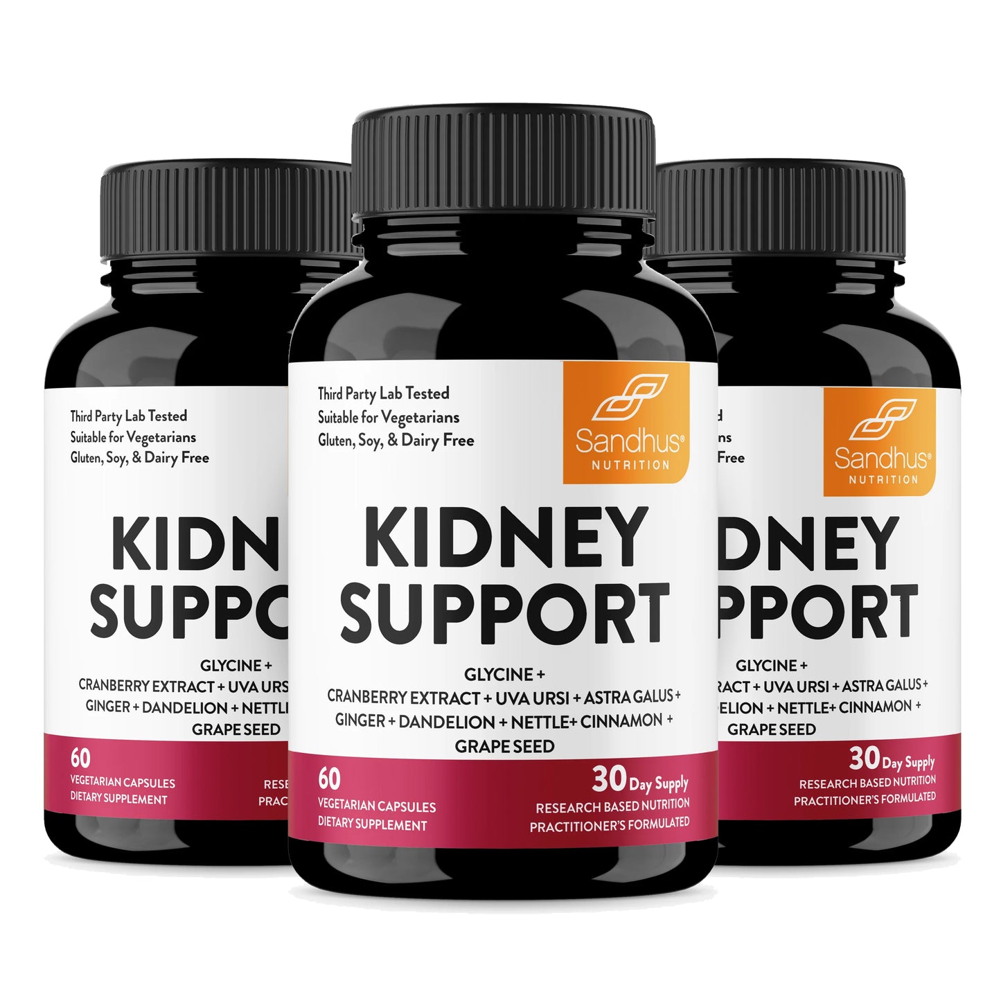 Kidney Support with Glycine & Cranberry Extract - Capsules 60 Ct