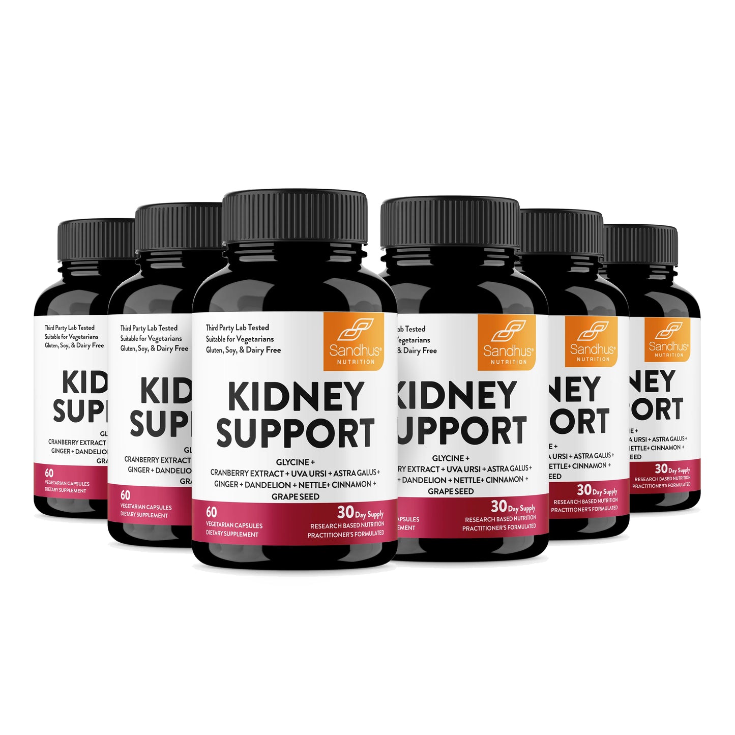 Kidney Support with Glycine & Cranberry Extract - Capsules 60 Ct