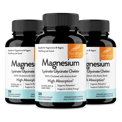 Magnesium Glycinate Lysinate - Capsules 120 Ct