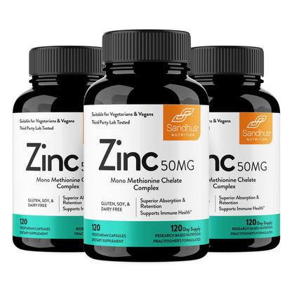 Zinc 50 mg - Capsules 120 Ct