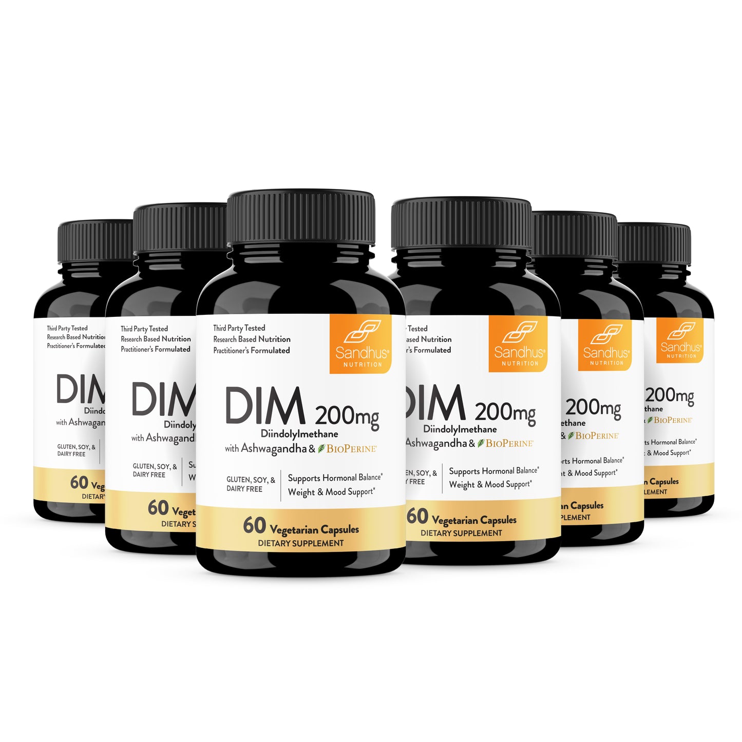 DIM with Ashwagandha and Bioperine® - Capsules 60 Ct