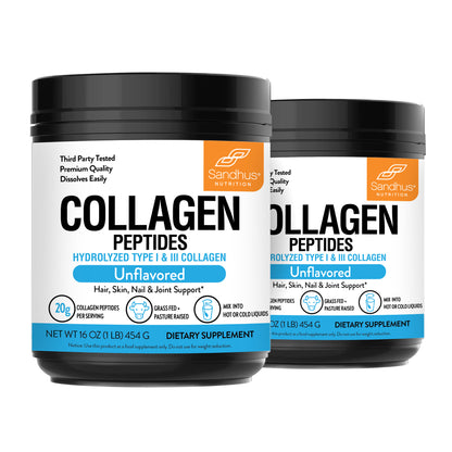 Collagen Peptides Unflavored Powder, 22 Servings