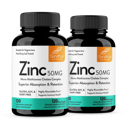 Zinc 50 mg - Capsules 120 Ct