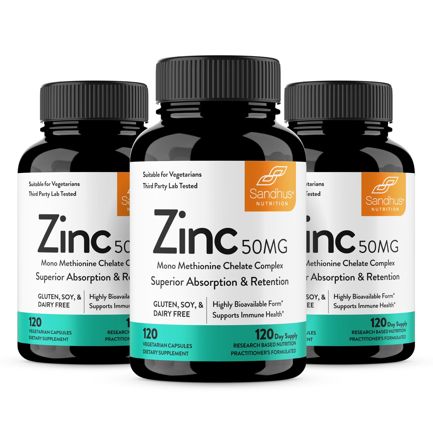 Zinc 50 mg - Capsules 120 Ct