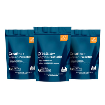 Creatine + Cognizin + Probiotics Stick Packs (20 Ct)