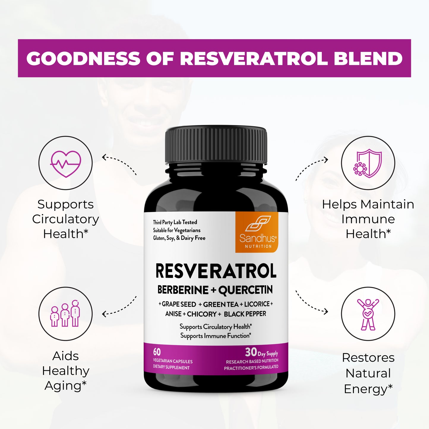 Resveratrol - Capsules 60 Ct