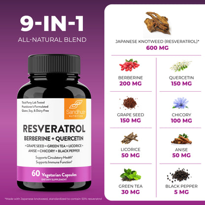 Resveratrol - Capsules 60 Ct