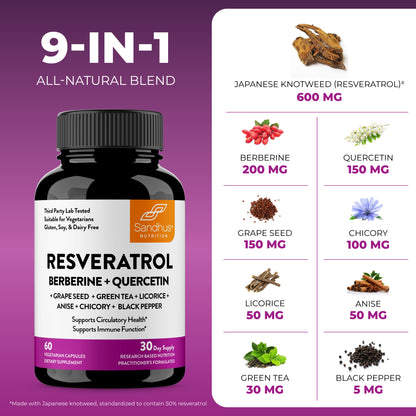 Resveratrol - Capsules 60 Ct