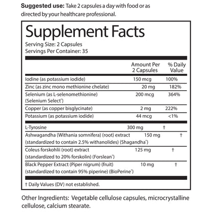 Thyroid Support Capsules 70 Ct