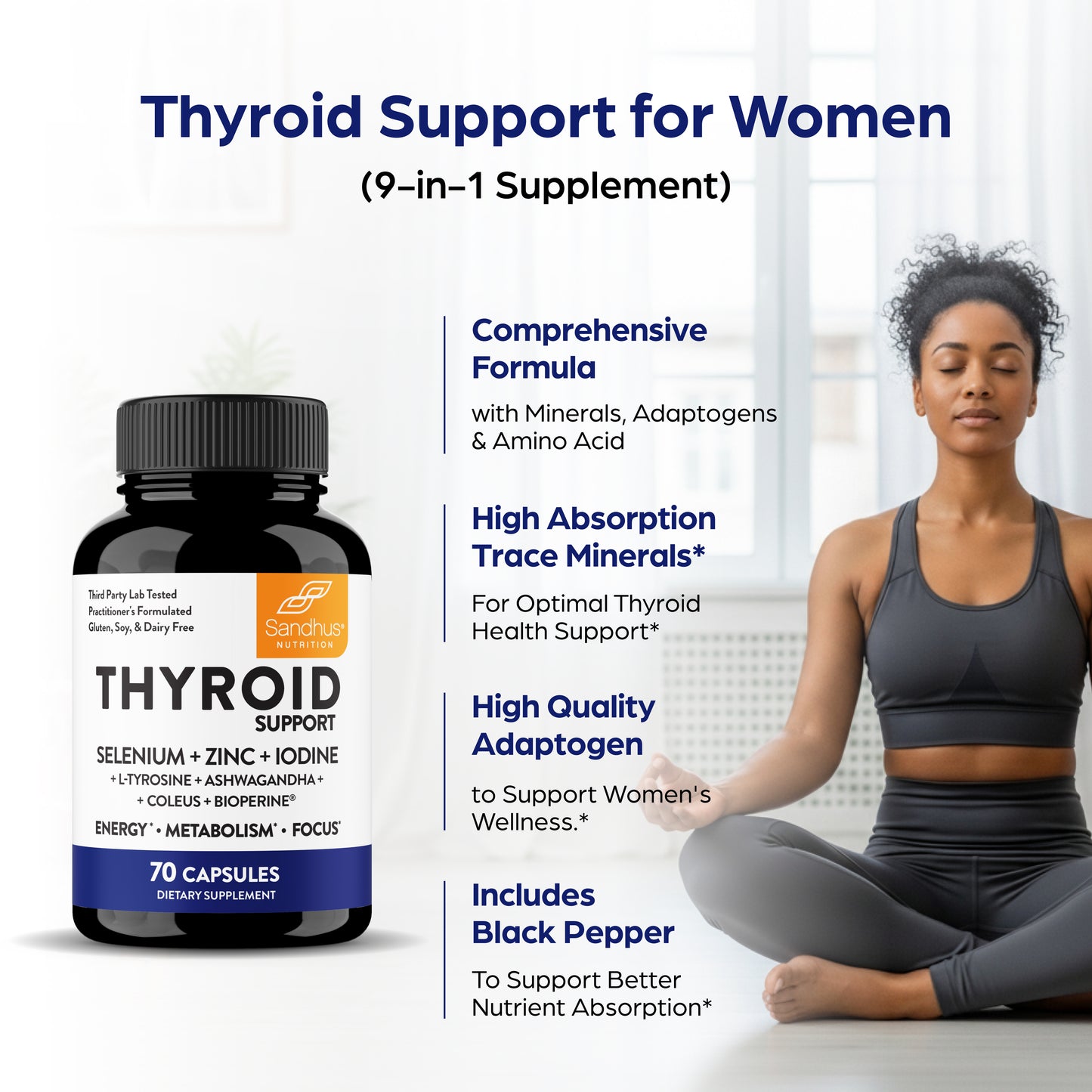 Thyroid Support Capsules 70 Ct