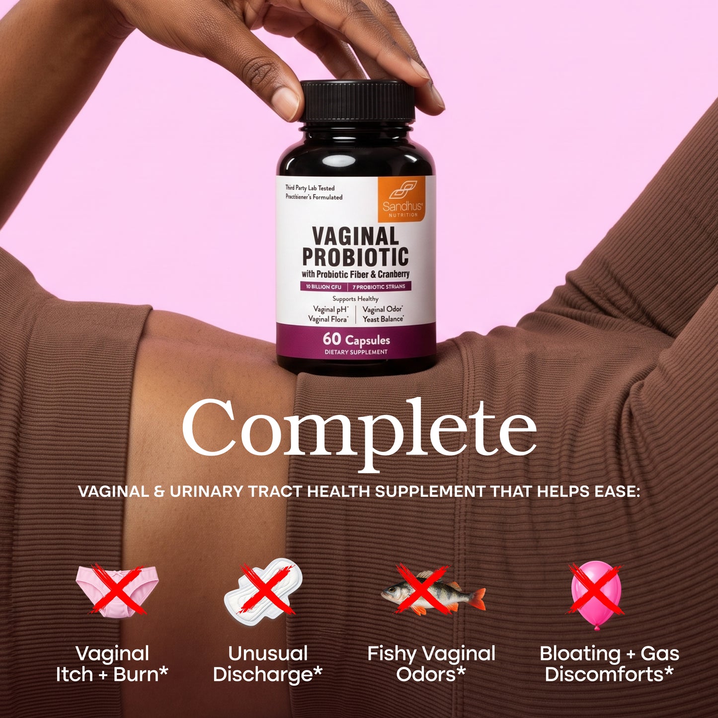 Vaginal Probiotic Capsules – 60 Ct