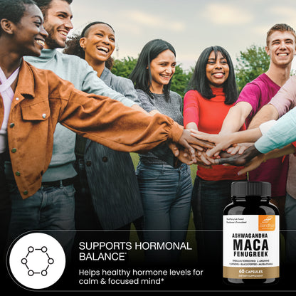 Ashwagandha Maca Capsules - 60 Ct