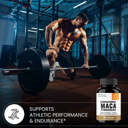 Ashwagandha Maca Capsules - 60 Ct