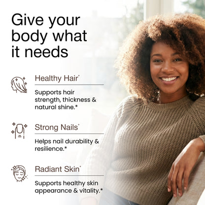 Biotin with Collagen & Keratin Capsules – 60 Ct