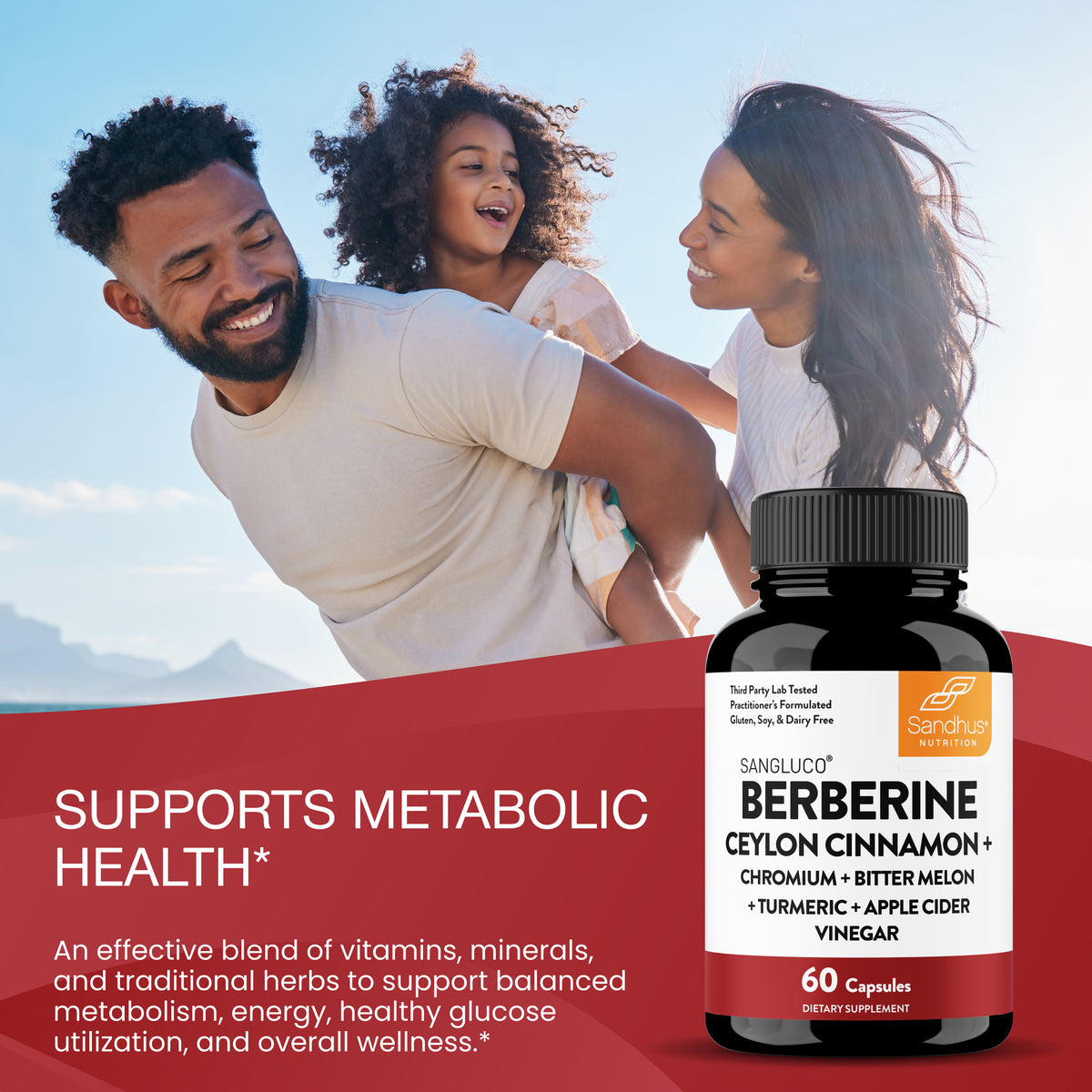 Berberine Cinnamon Capsules - 60 Ct