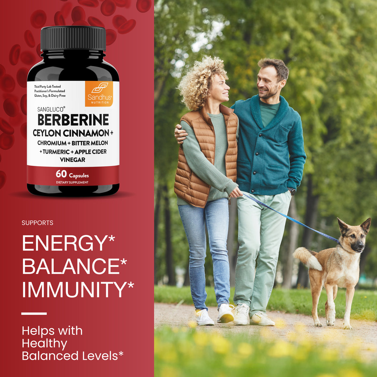 Berberine Cinnamon Capsules - 60 Ct