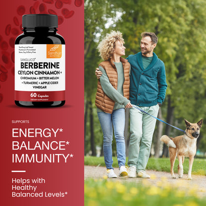Berberine Cinnamon Capsules - 60 Ct